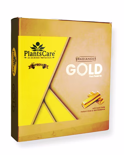 Plants Care Radiance Gold Pure Facial kit Mini 100g-12425930