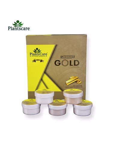 Plants Care Radiance Gold Pure Facial kit Mini 100g-2
