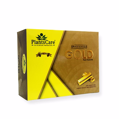 plants care radiance gold pure facial kit 210g