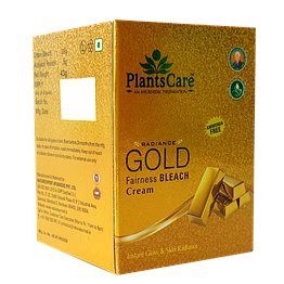 plants care radiance gold bleach cream 43g