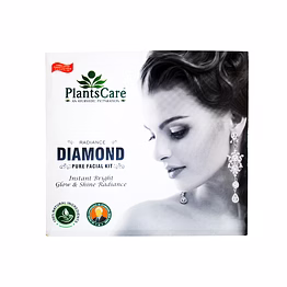 plants care radiance diamond pure facial kit mini 100g