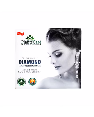 Plants Care Radiance Diamond Pure Facial kit mini 100g-12425900
