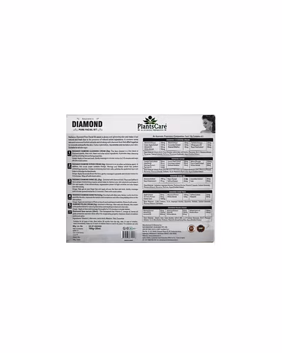 Plants Care Radiance Diamond Pure Facial kit mini 100g-1