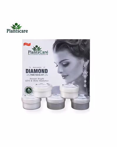 Plants Care Radiance Diamond Pure Facial kit mini 100g-2
