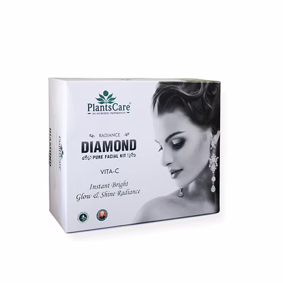 plants care radiance diamond pure facial kit 160+100ml