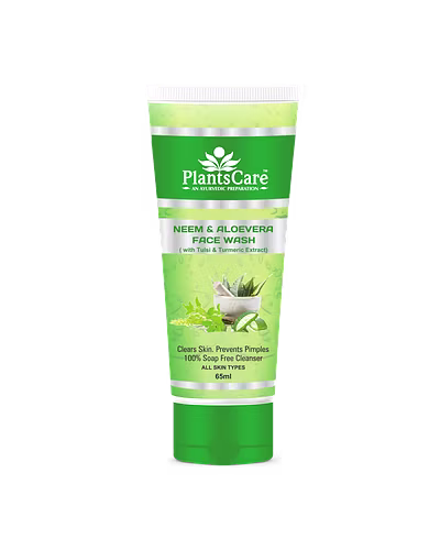 Plants Care Neem &amp; Aloevera Facewash 65ml-12425804