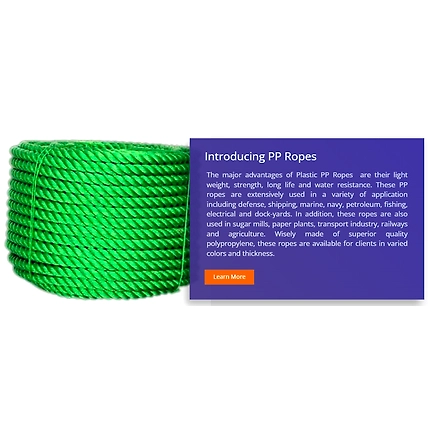 Polypropylene Rope 3,4,8 &amp; 12 strand-ckpp-34812