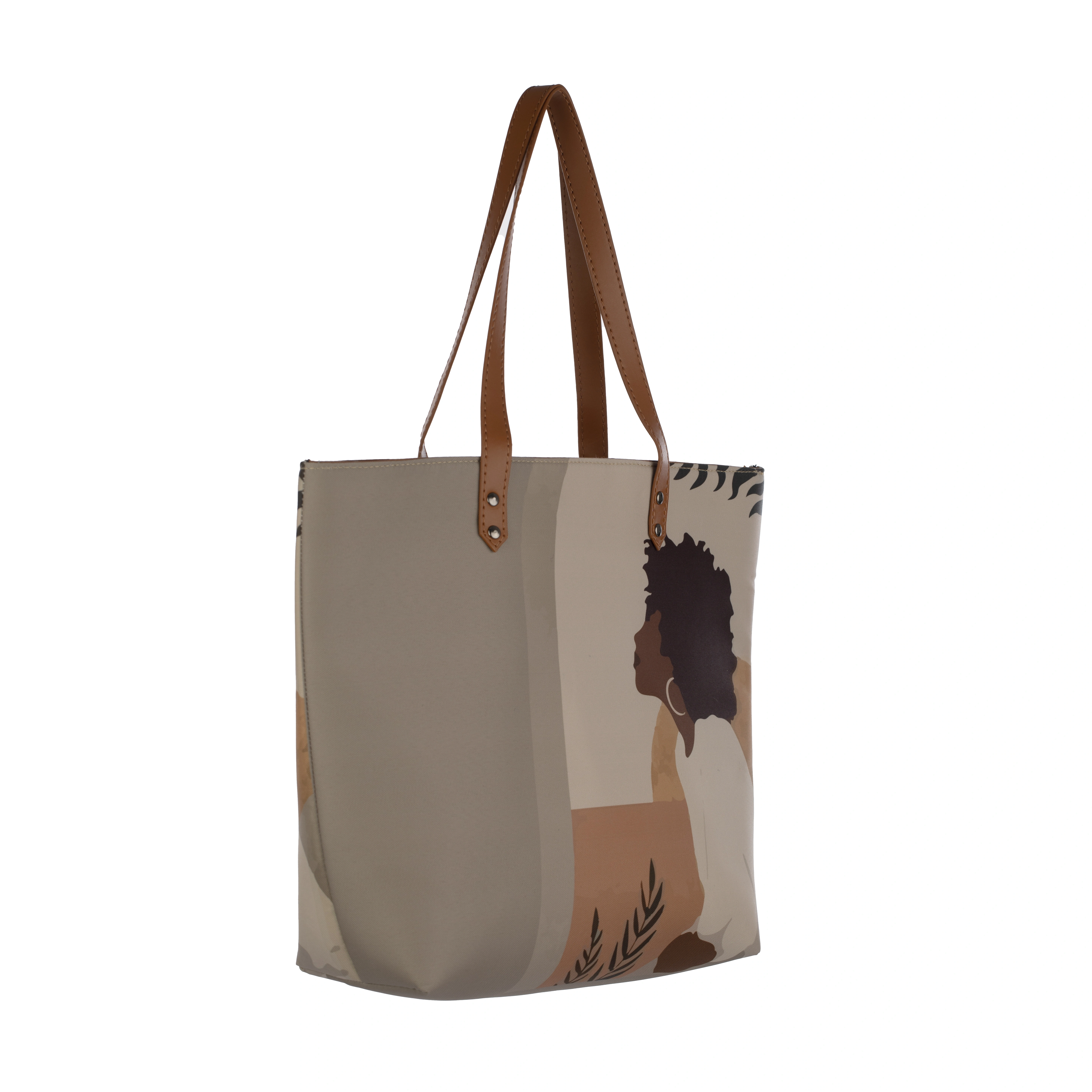 Classy Tote Reflective Radiance Beige-1