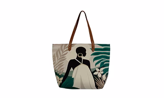 Classy Tote  Lush green and beautiful