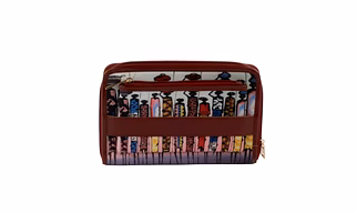 Chic Wallet with front pouch Authentically Inspiring White