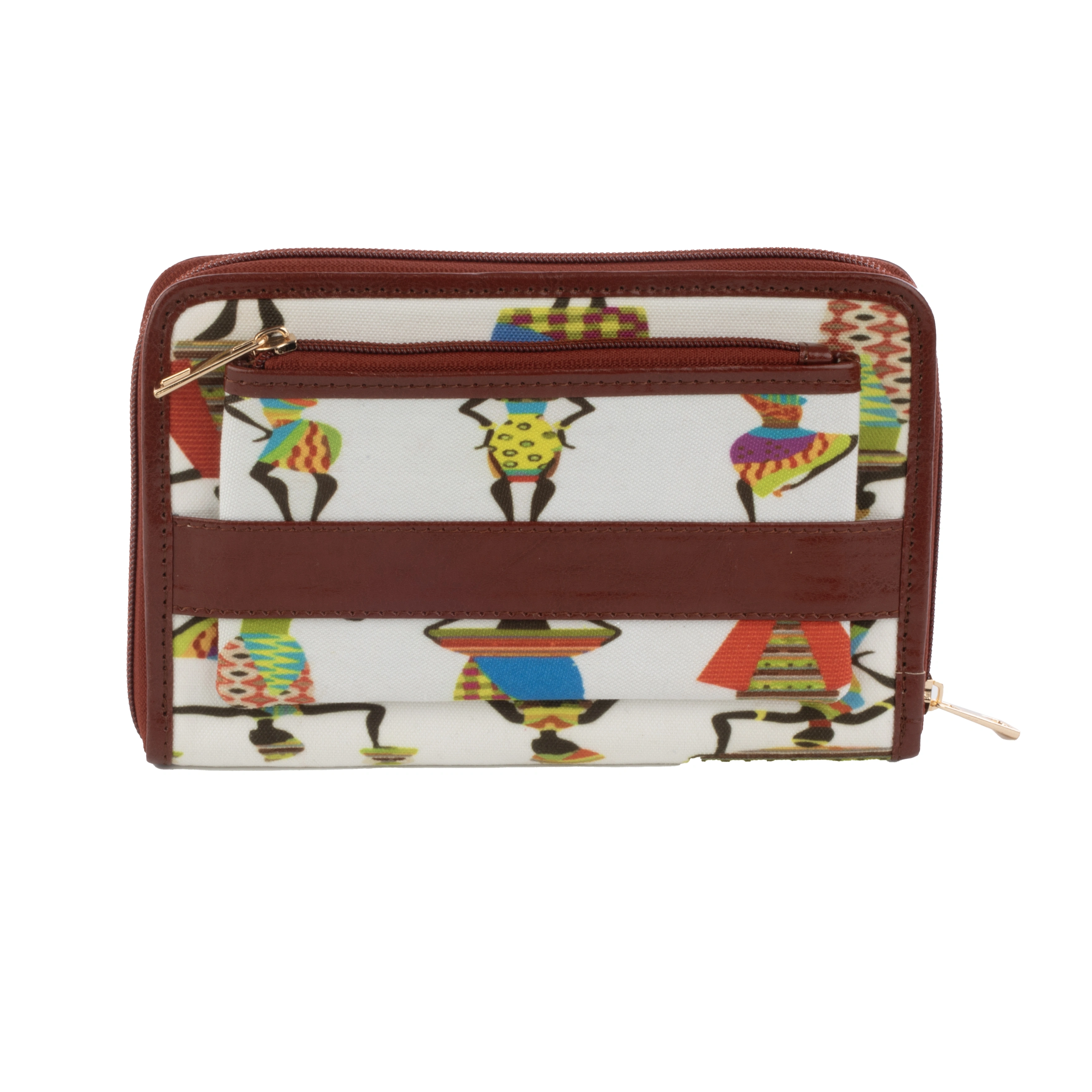 Chic Wallet with front pouch Graceful  colours play-CWFP006