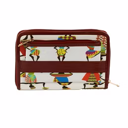 Chic Wallet with front pouch Graceful  colours play