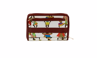 Chic Wallet with front pouch Graceful  colours play