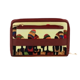 AFRIHOUSE Chic Wallet with front pouch Boldly Feminine Daffodil