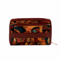 Chic Wallet with front pouch Richly Symbolic
