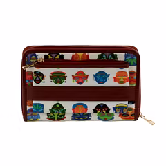 Chic Wallet with front pouch Strikingly enigmatic