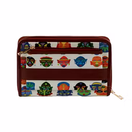 Chic Wallet with front pouch Strikingly enigmatic