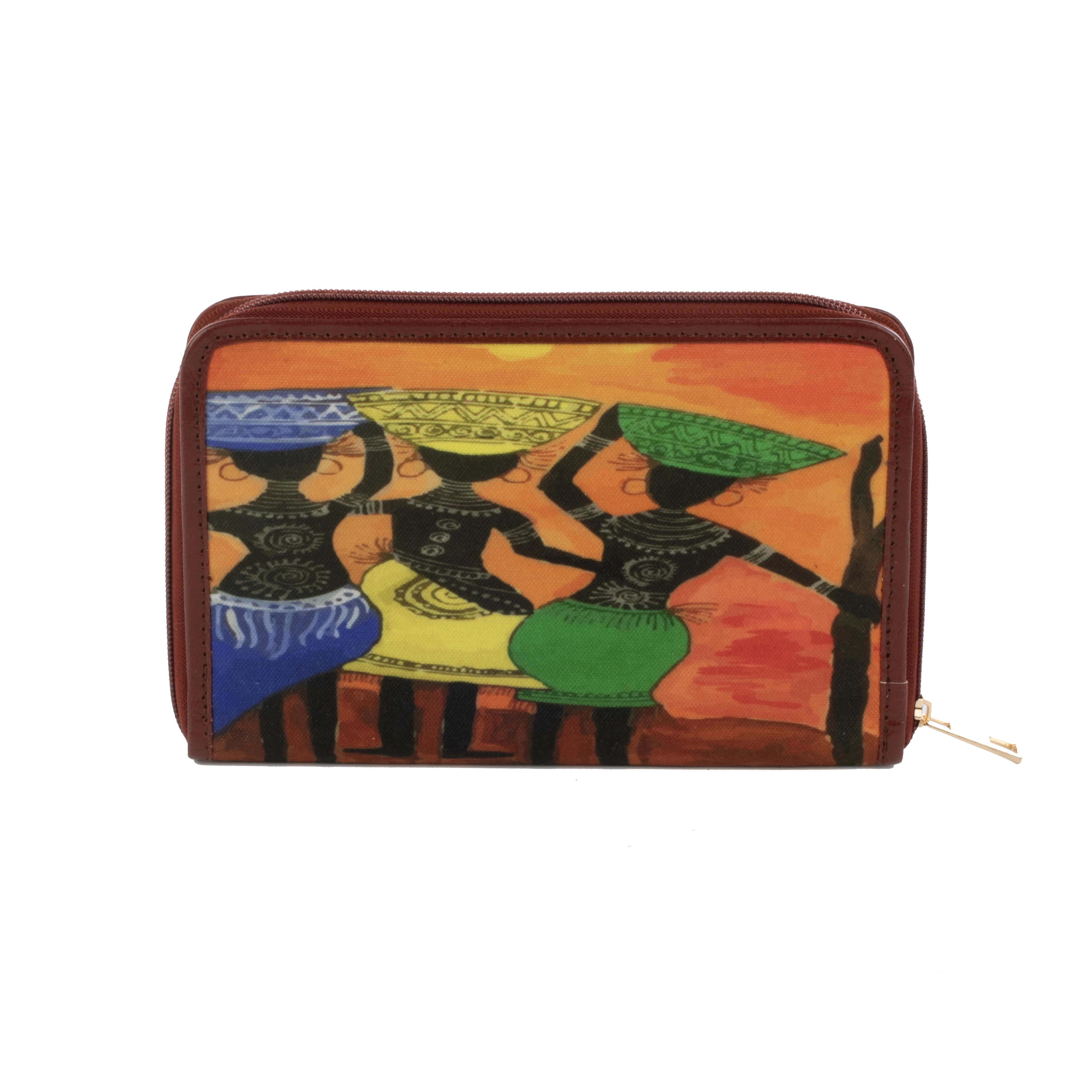 Chic Wallet no front pouch Dynamically Colourful-CWNFP04