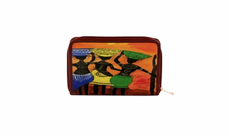 Chic Wallet no front pouch Dynamically Colourful