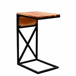c shaped end table
