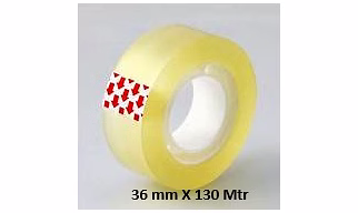36 mm X 130 Mtr Bopp Tape