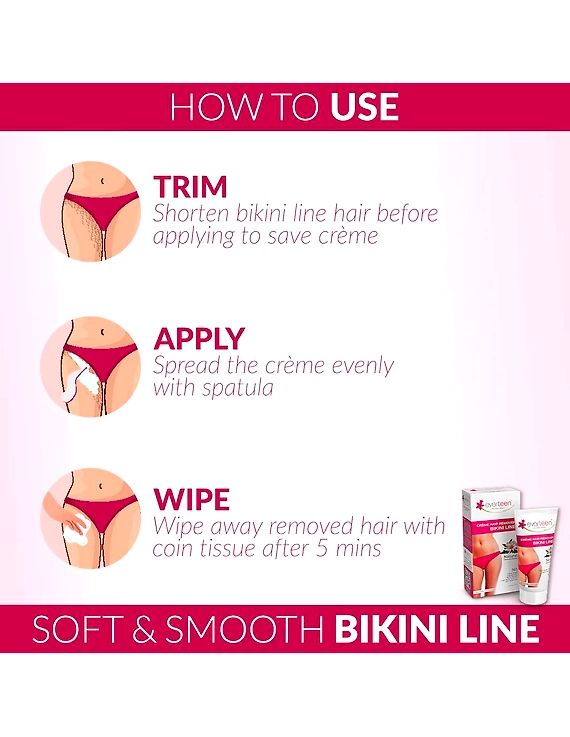 everteen Bikini Line Hair Remover Crème-50 Grams-9