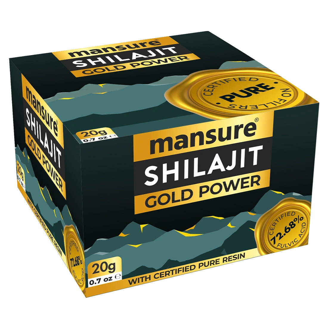 ManSure Shilajit Gold Power Resin-ManSure-Shilajit-Gold-1x20g