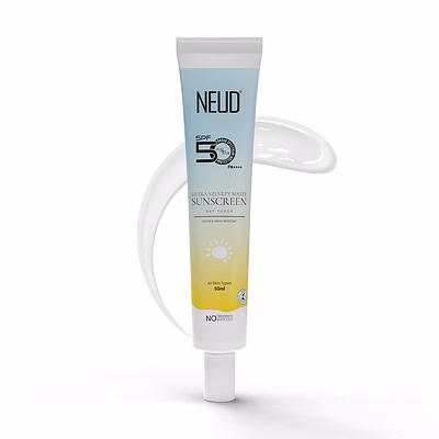 neud ultra velvety matte priming sunscreen spf 50++++ - 50g