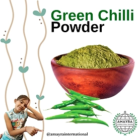 Dehydrated Green Chilli Powder