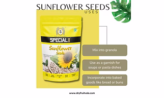 Special Choice Super Seeds Mix Combo of Raw Pumpkin, Sunflower Seeds For Immunity Booster Diet (250g each) Code 1019