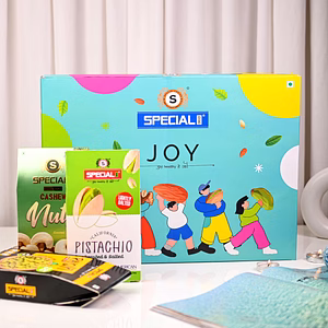 Special Choice Joy Dry Fruits Gift Pack (Cashew Nuts Salted 250g, California Pistachio 250g & Indian Raisins 250g) Code 1026