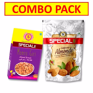 Special Choice Combo Of Almonds (Mamra & California Almonds) (100g & 250g Each)