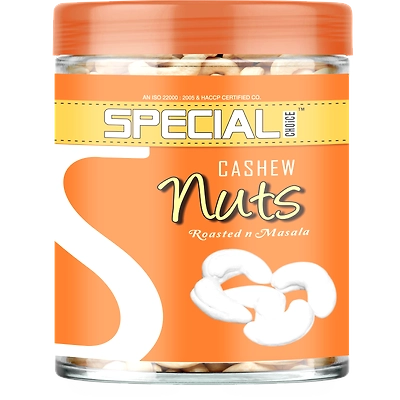 Special Choice Cashew Nuts Roasted n Masala Jar 250g