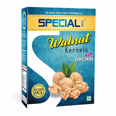 special choice walnut kernels orchid (4 piece premium) vacuum pack 250g code 1125
