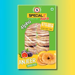 special choice (aura) sun dried fig (alpha) 250gm | vacuumed pack afghani anjeer | medium size anjeer