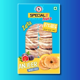 Special Choice (Aura) Premium Dried Fig (Zeta) 250gm | Sweet & Fresh Anjeer/Figs | 100% Vegan & Gluten Free