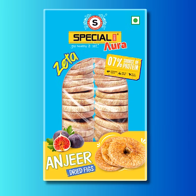 special choice (aura) premium dried fig (zeta) 250gm | sweet & fresh anjeer/figs | 100% vegan & gluten free