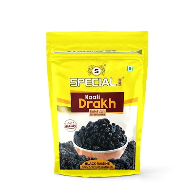 Special Choice Kali Darakh / Black Raisins (Seeded) 250g