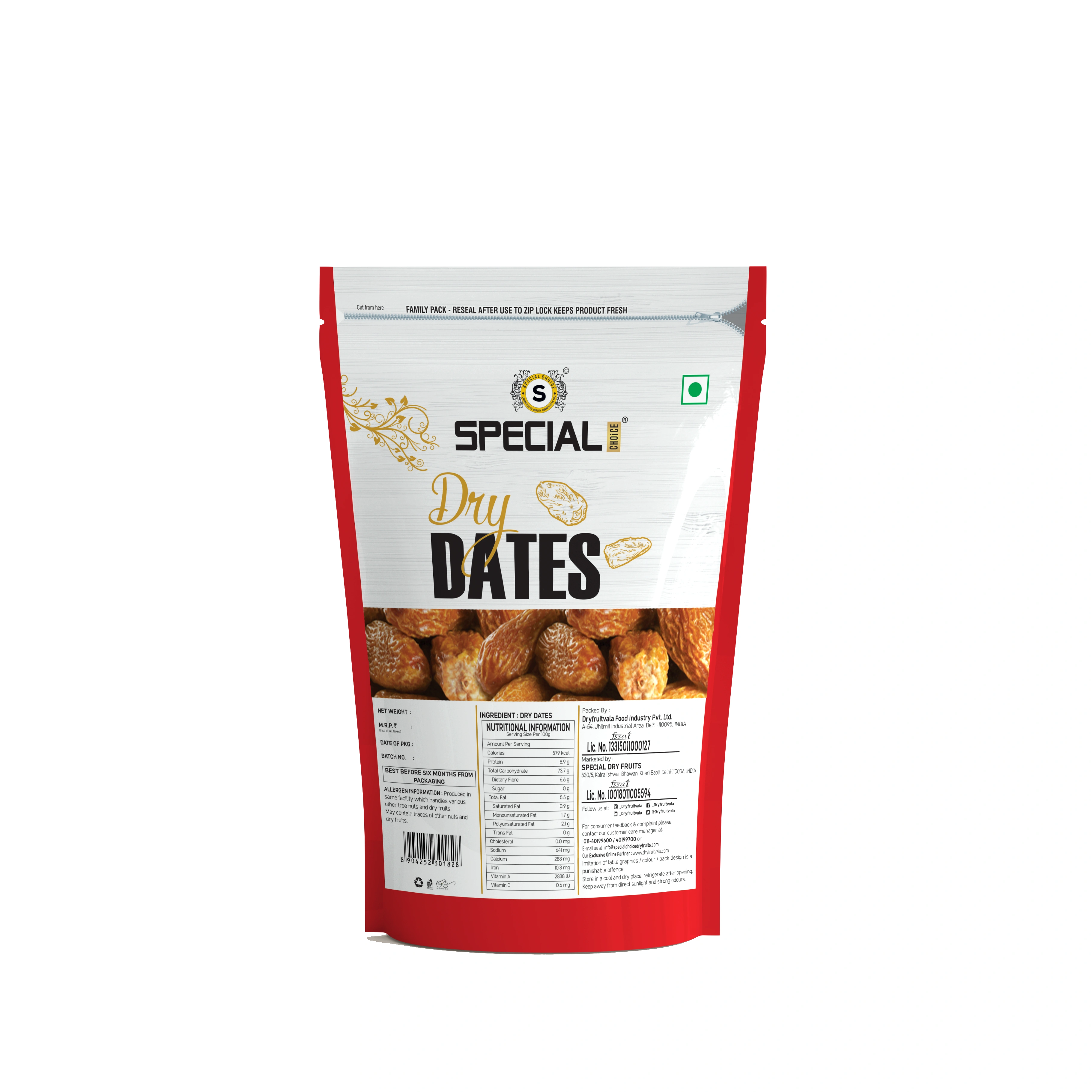 Special Choice Dry Dates (Chuhara) Prime 1kg-1kg (Pack of 1)-1