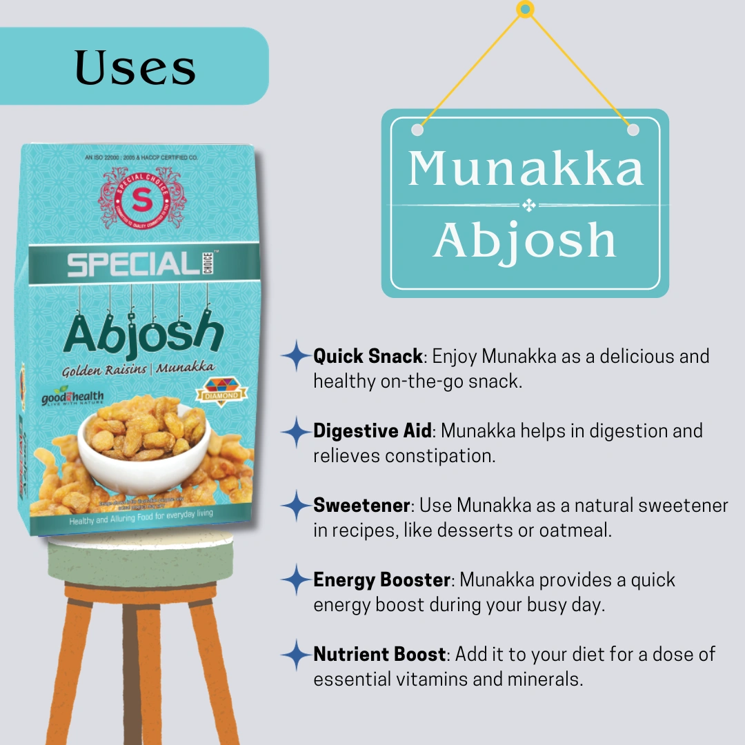 Special Choice Munakka Raisin (Abjosh) 250g | Kishmish | Munakka Dry Fruits | Delicious &amp; Healthy Snack-500g (Pack of 2)-1