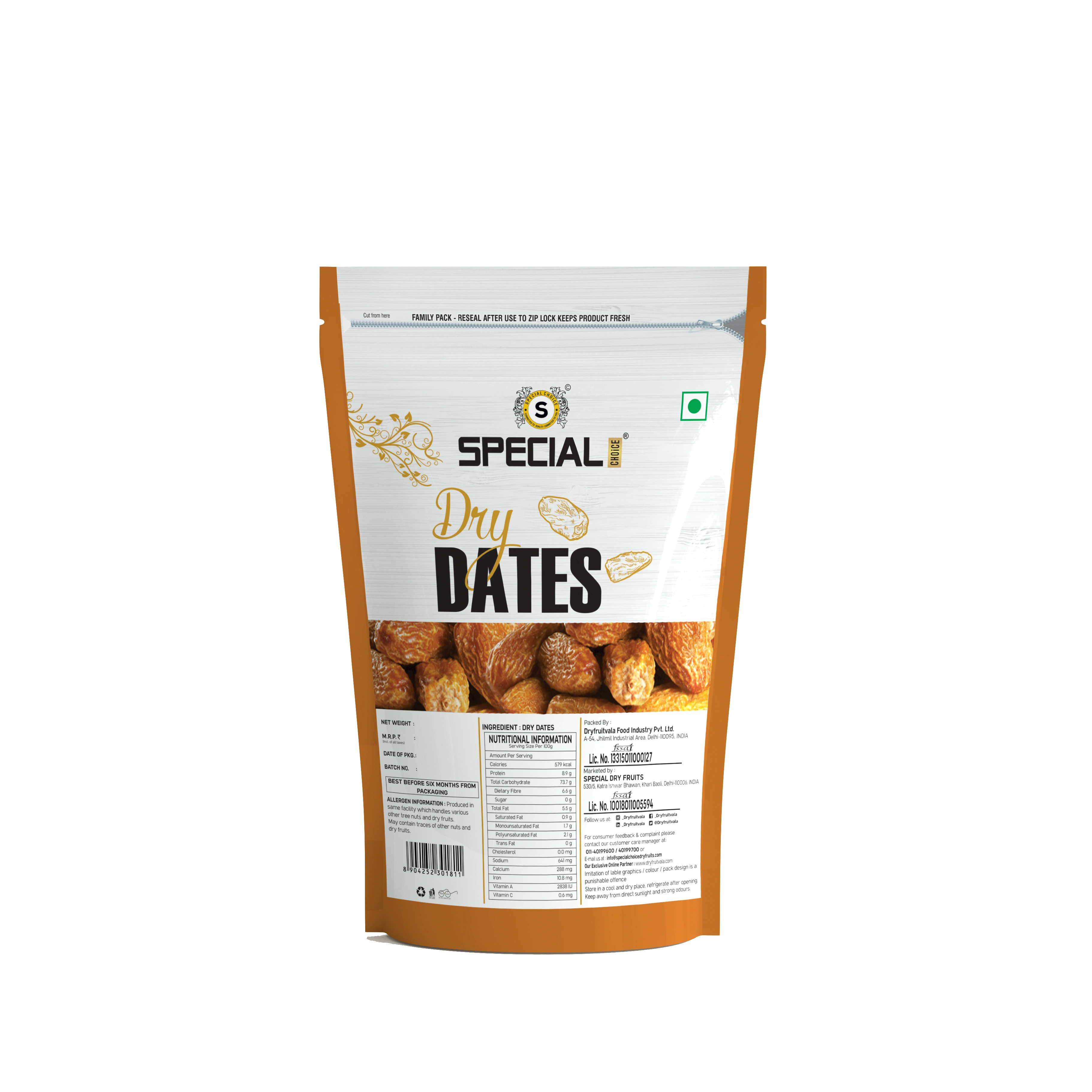 Special Choice Dry Dates (Chuhara) Jupiter 1kg-2Kg (Pack of 2)-1