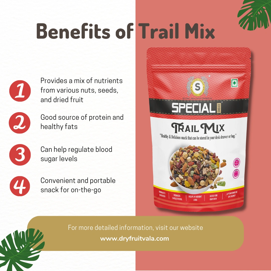 Special Choice Trail Mix 250g (Almonds &amp; Cashew (Roasted &amp; Sated) , Dried Fruits &amp; Seeds)-750g (Pack of 3)-1