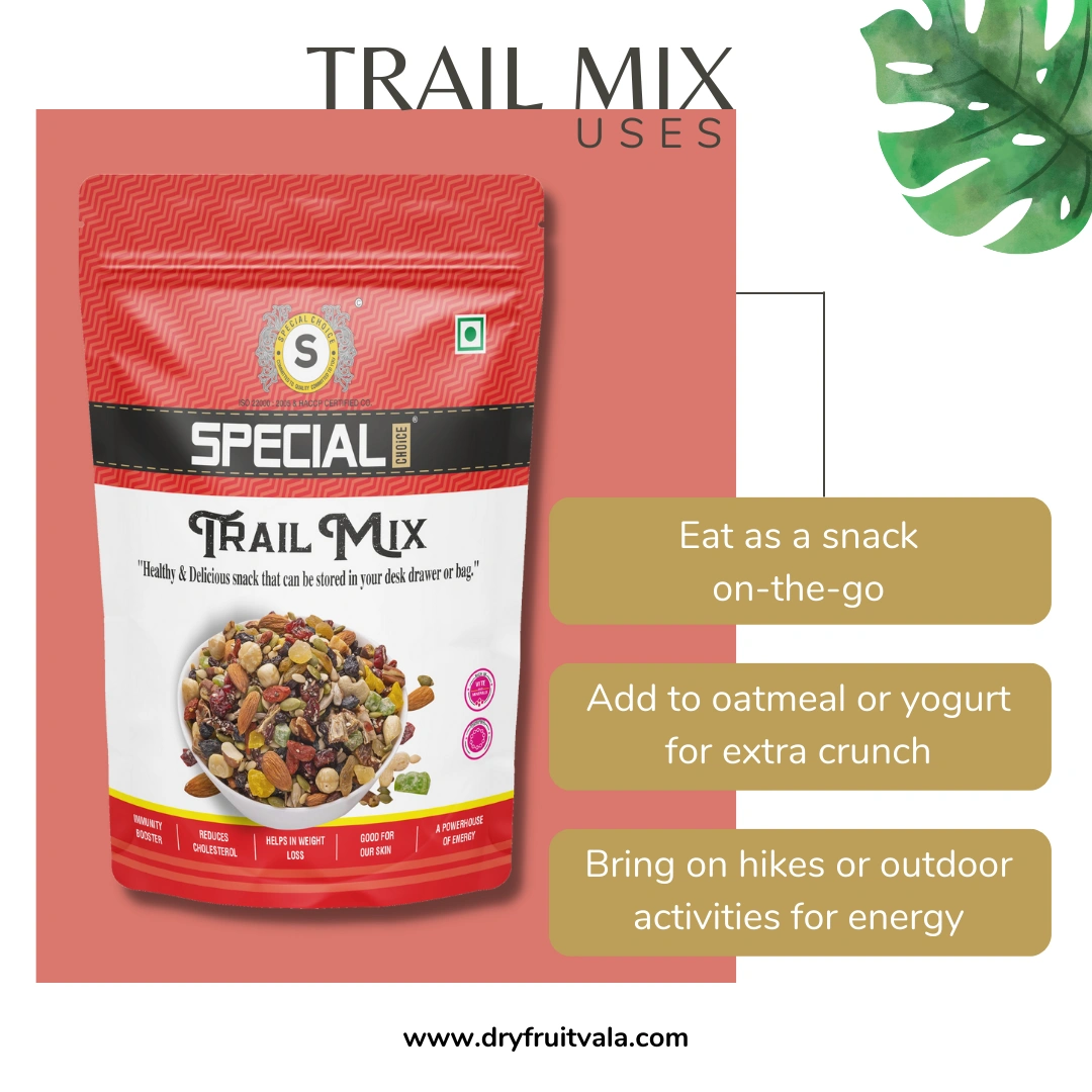 Special Choice Trail Mix 250g (Almonds &amp; Cashew (Roasted &amp; Sated) , Dried Fruits &amp; Seeds)-750g (Pack of 3)-2