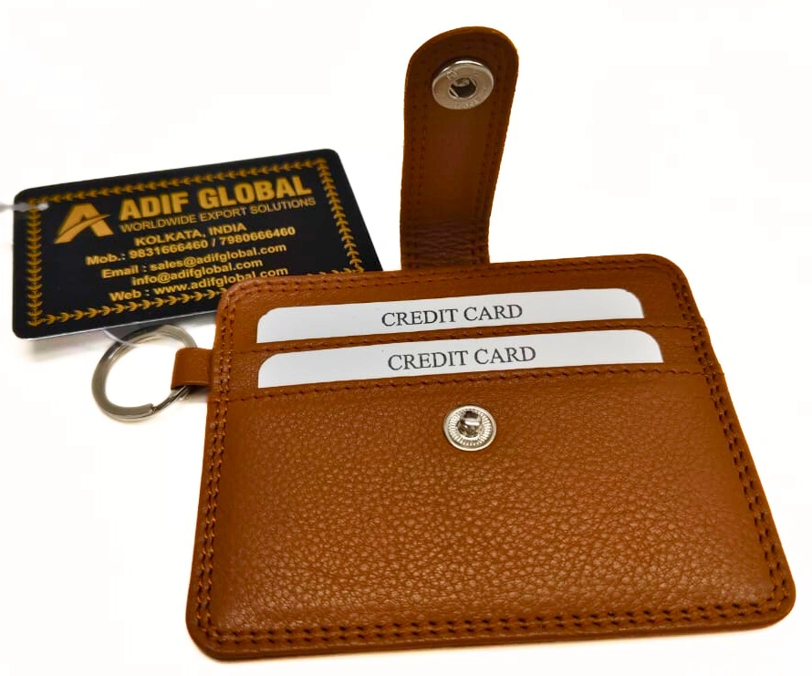 ADIF GLOBAL Model #AG7863 Card Case with Key ring and RFiD Protected.-AG7863