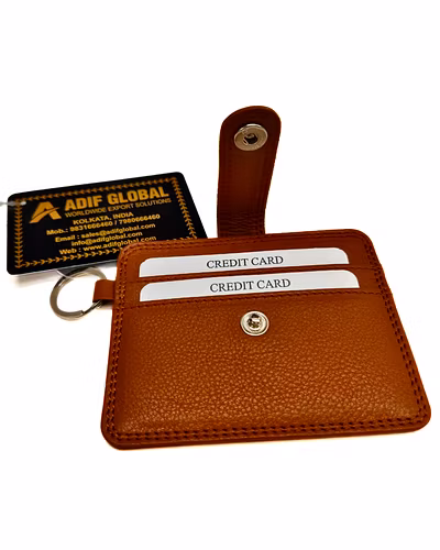 ADIF GLOBAL Model #AG7863 Card Case with Key ring and RFiD Protected.-AG7863