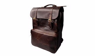 Genuine Leather Travel Rucksack Backpack for Men and Women