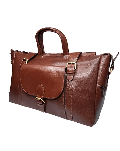 Natural Leather Messenger bag-1