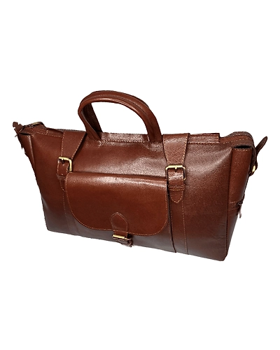 Natural Leather Messenger bag-2