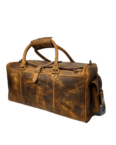 real Leather Duffel Travel Bag-2