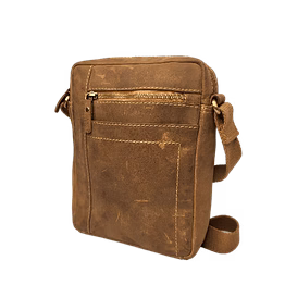 natural leather crossbody bag